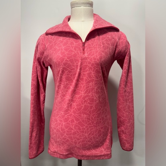 Columbia Sweater Women's XS Quarter 1/4 Zip Fleece Pullover Gorpcore Pink - Picture 1 of 11